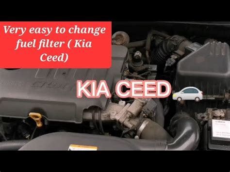 Easy To Change Fuel Filter Kia Ceed YouTube