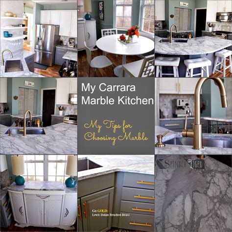 My Carrara Marble Kitchen and Tips for Choosing Marble Countertops ...