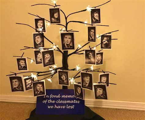 Memorial Tree For Class Reunion Class Reunion Decorations 50th