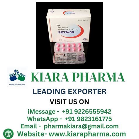 Sertraline Tablets Bp 50 Mg At ₹ 135box Pharmaceutical Medicine In
