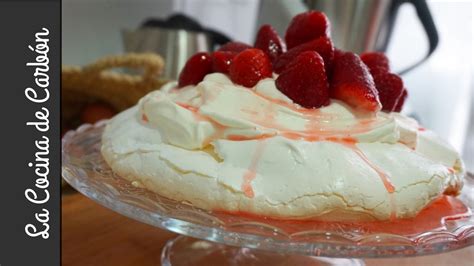 C Mo Hacer Tarta Pavlova De Fresas Paso A Paso Youtube