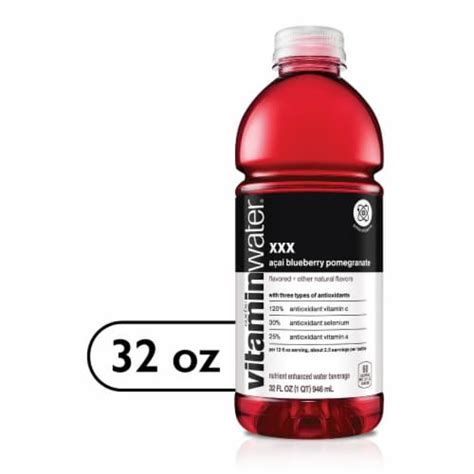 Vitaminwater Xxx Acai Blueberry Pomegranate Flavored Bottled Water