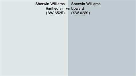 Sherwin Williams Rarified Air Vs Upward Side By Side Comparison