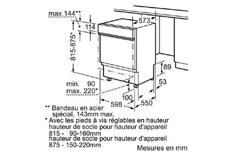 Notice Installation Lave Vaisselle Encastrable Siemens