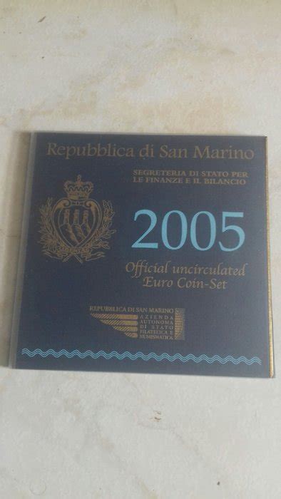 San Marino Year Set Incl Euro Argento Catawiki