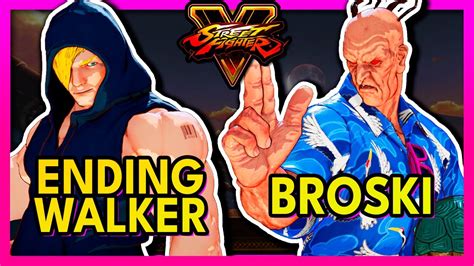 SFV Ending Walker ED VS Broski ORO スト5 SF5 Street Fighter 5