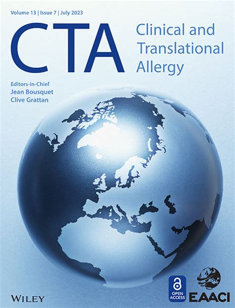 Clinical And Translational Allergy Vol 13 No 7