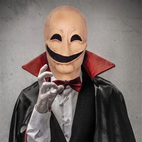 Smile Scary Mask Creepy Halloween Cosplay For Men Alien Mask Latex Mask