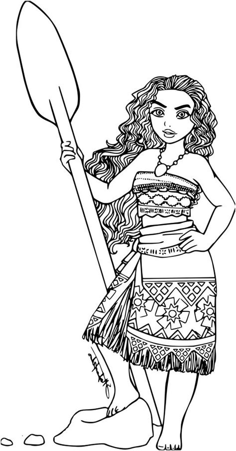 Agr Able Coloriage Vaiana Imprimer Gratuit Images Idee De Coloriage