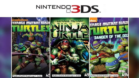 Teenage Mutant Ninja Turtles Games For 3ds Youtube