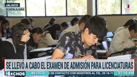 Estudiantes Realizan Examen De Admisi N Para Las Licenciaturas De Udeg