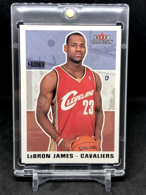 Yahoo Fleer Tradition Lebron James Rc