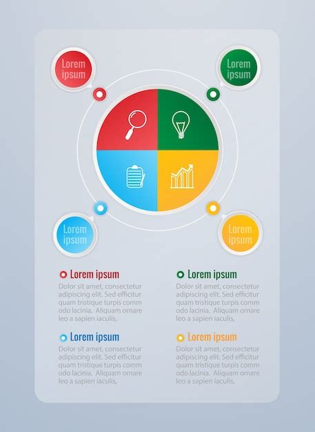 Infograf A Plantilla Dise O Y Comercializaci N Iconos Vector