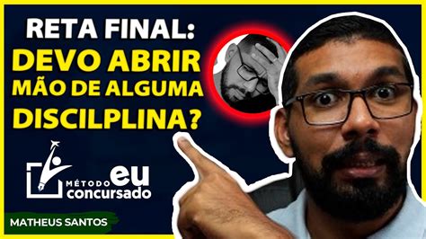 Poss Vel Ser Aprovado Deixando De Estudar Alguma Disciplina Na Reta