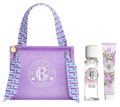 Roger Gallet Feuille de Thé Coffret Hiver Eau Parfumée 30 ml Crème