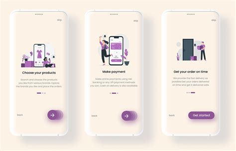 Ui Design Of An Onboarding Screen On Behance