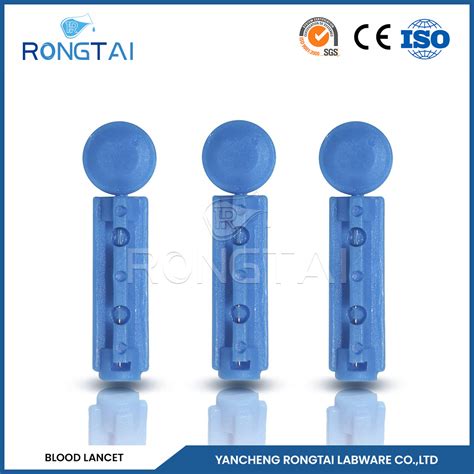 Rongtai Medical Safety Lancet Manufacturers Disposable Multicolor