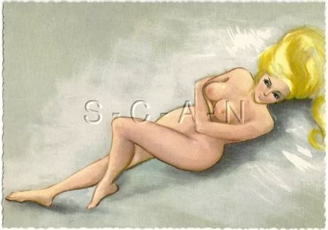 Pinup Artistique Nue Allemande Originale Des Ann Es Blonde