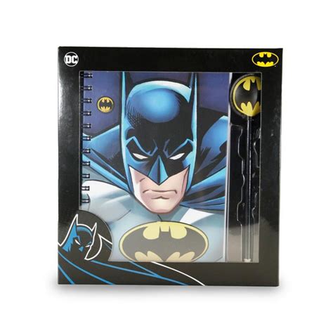 Set Batman Carnet Spirales Et Crayon Sur Kas Design