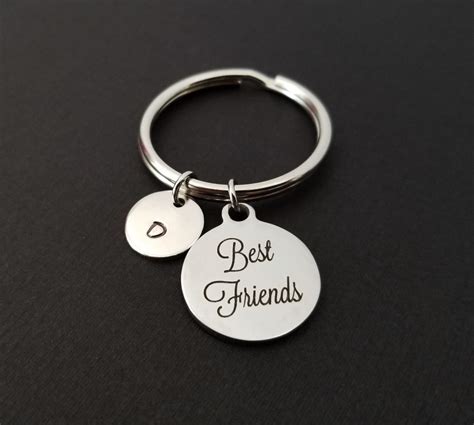 Two Best Friends Keychains Best Friends Key Chains Gift | Etsy