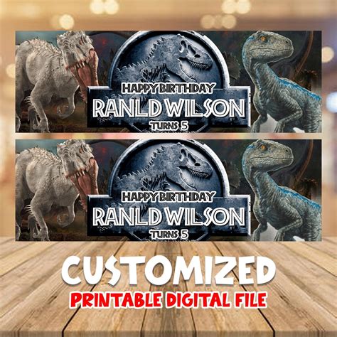 Jurassic World Birthday Banner Shopee Malaysia