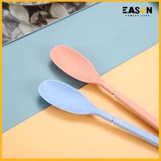 Eason Pcs Set Reusable Folding Wheat Straw Chopstick Spoon Fork Cutlery