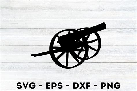 Cannon Weapon Silhouette Svg Graphic By Magaart · Creative Fabrica