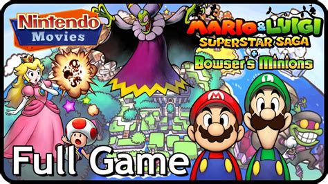 Mario Luigi Superstar Saga Bowser Minions Full Game Main Game