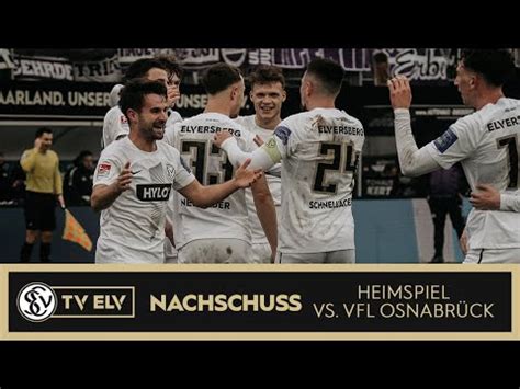 Tv Elv Nachschuss Sv Elversberg Vs Vfl Osnabr Ck Youtube