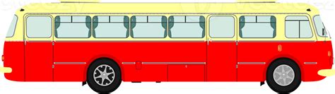 Vintage Bus Side View 22220425 Png