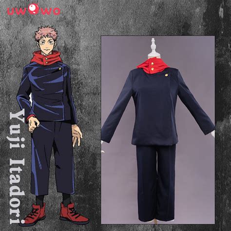 Uwowo Anime Jujutsu Kaisen Yuji Itadori Cosplay Costume Jujutsu High U ...