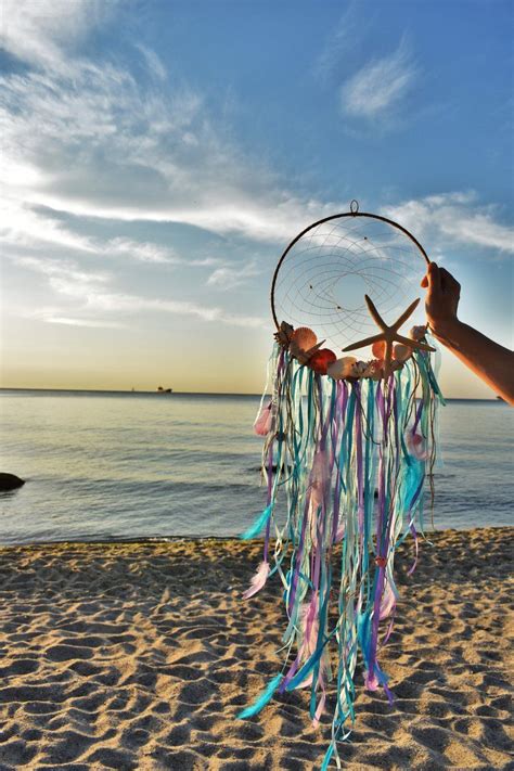 Sea Dream Catcher Ocean Dreamcatcher Nautical Room Decor Beach Etsy