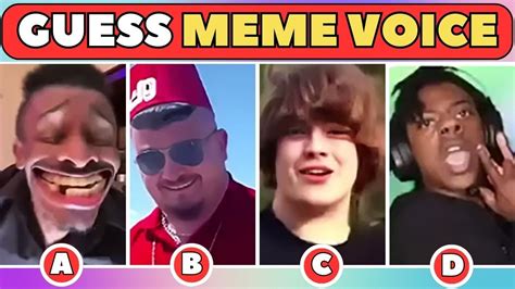 Guess The Meme Voice By Their Dance Grimace Shake Meme Skibidi 52080