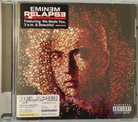 Eminem Relapse 2009 Cd Discogs