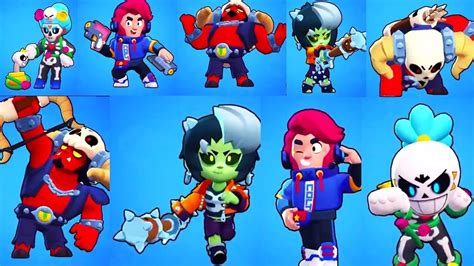 All New Skins Winning And Losing Animation And Release Date Brawl Stars Brawl O Ween Youtube