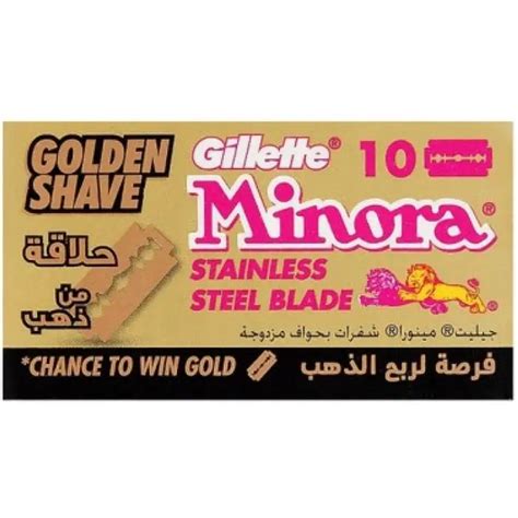 Gillette Minora Double Edge Blade 50 Blades