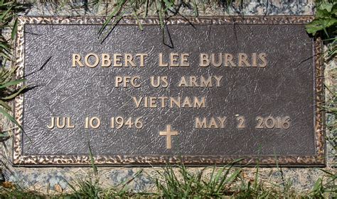 Robert Lee Bob Burris Find A Grave Memorial