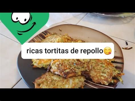 Como Hacer Tortitas De Repollo Sanaoria Y Calabaza Youtube