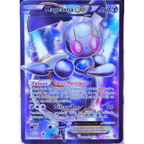 Carte Pokémon 110 114 Magearna EX 160 PV FULL ART XY Offensive