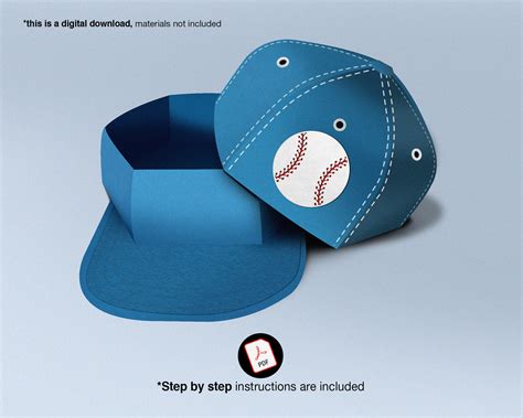 Baseball Hat Box Template Printable Printable Templates