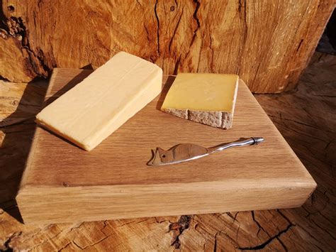 Oak Cheese Boards Including Knife Thewaytobee