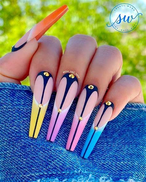 Spring Nails Long Coffin Pertempuran Hatit