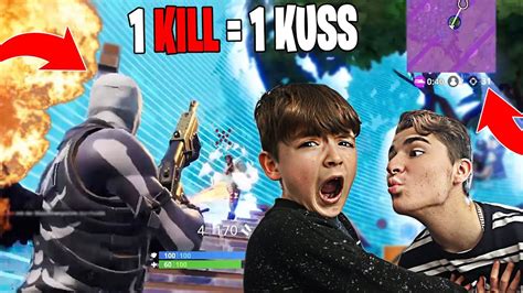 Pro Kill Bekommt Mein Kleiner Bruder Einen Kuss Fortnite Challenge Youtube