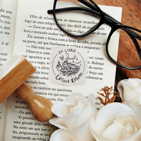 Carimbo Ex Libris Harry Potter Modelo 03