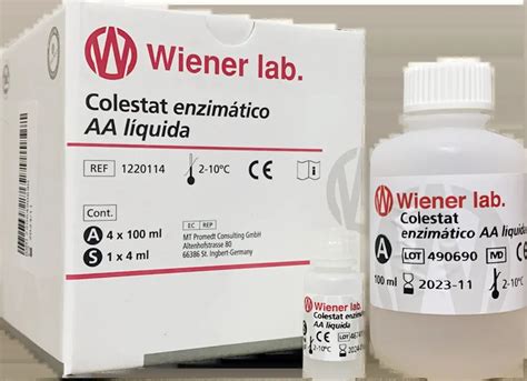 Colesterol Reactivos Wiener Lab Sagamed