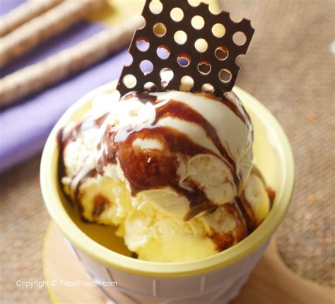 Custard Ice Cream Food Fusion