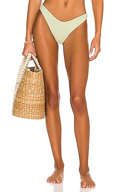 L SPACE X REVOLVE Calabra Bikini Bottom In Cream REVOLVE