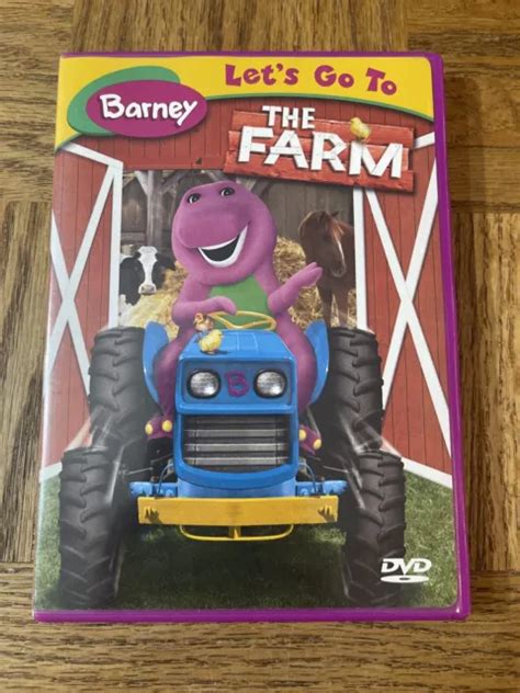 Barney Lets Go To The Farm Dvd Picclick Ca