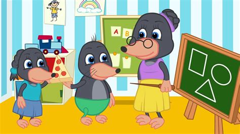 Benny Mole And Friends Geometric Shape Products Cartoon For Kids