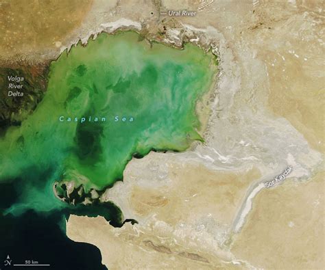The Caspian Seas Shrinking Coastline